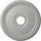 Ekena Millwork Diane Ceiling Medallion (Fits Canopies up to 5 3/8"), Hand-Painted Frost, 18"OD x 3 5/8"ID x 1 1/8"P CM18DIFRF - alternate 1